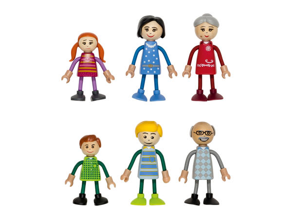 Doll's House Furniture or Bendable Doll Family