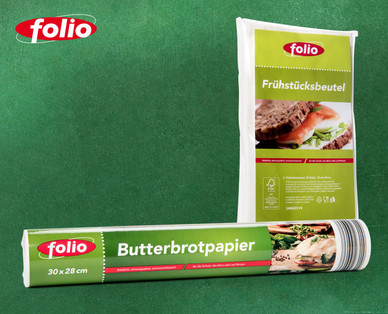 FOLIO Butterbrotpapier/ Frühstücksbeutel