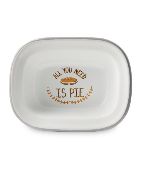 2 Pack Large Pie Design Dishes