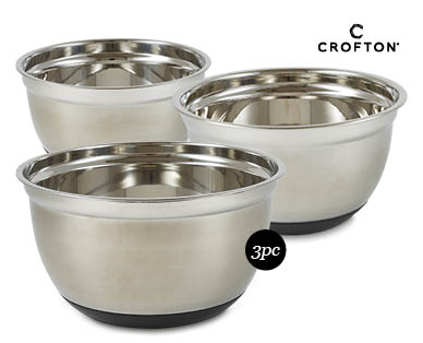 Stainless Steel Mixing Bowls 3 Piece