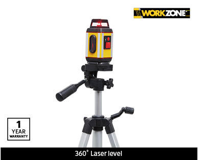 360° Cross Line Laser Level with Tripod