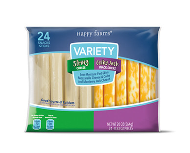 Happy Farms String Cheese or Snack Stick Variety Pack