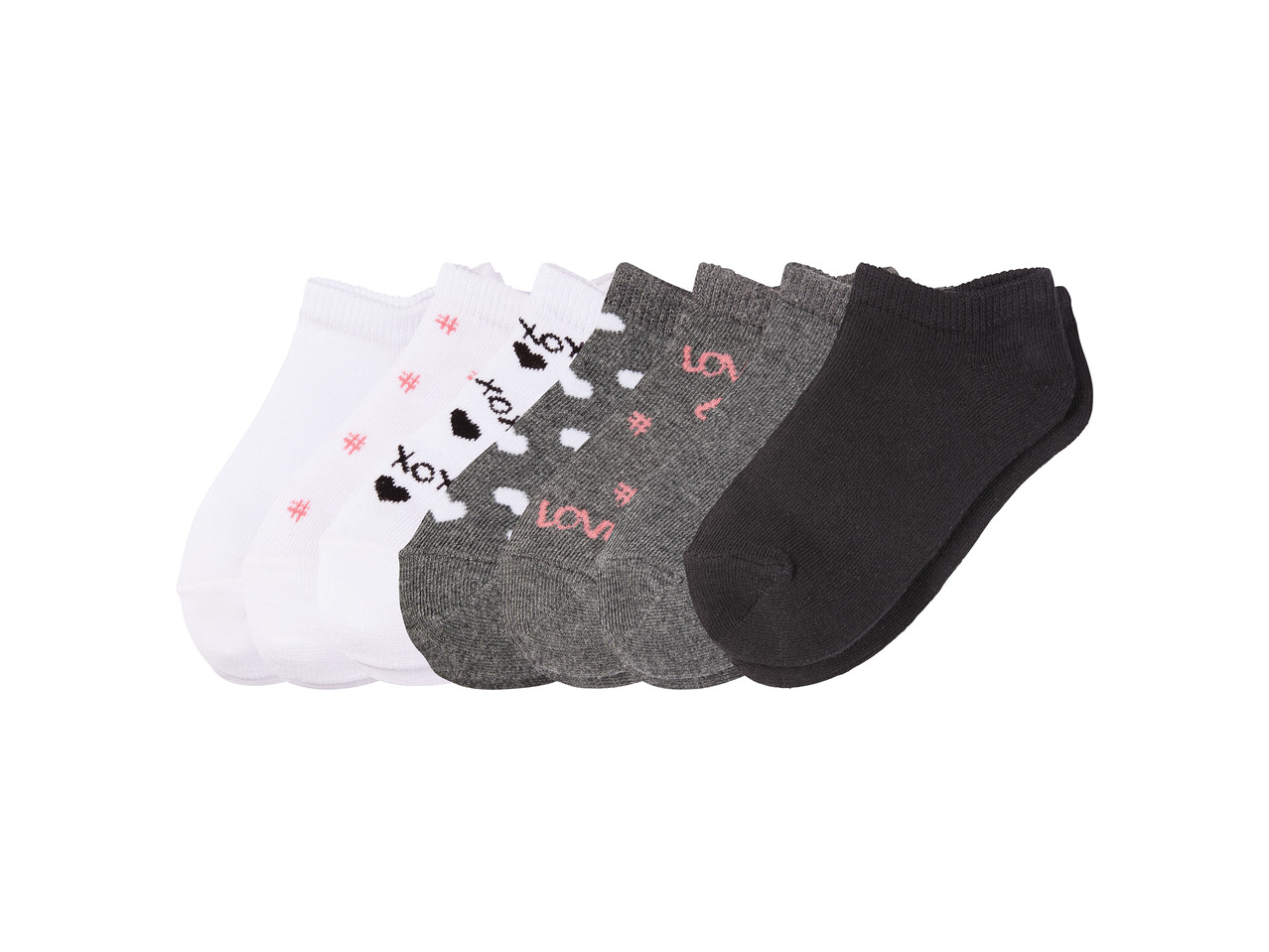 Nízké ponožky – 7 párů