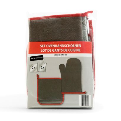 Set de gants thermiques, 4 pcs