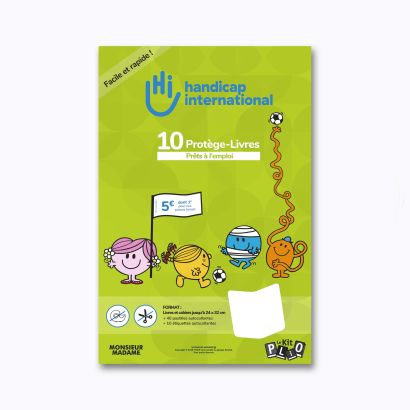 Protège-livre Handicap international