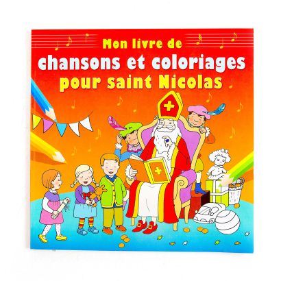 Coloriage ou livre de bricolage Saint-Nicolas