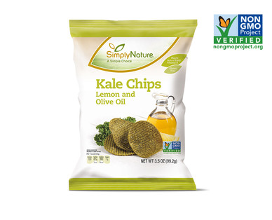 SimplyNature Sea Salt or Lemon and Olive Oil Kale Chips