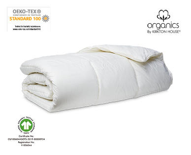 Organic Cotton Cover Quilt with REPREVE(R) Filling – Queen Size