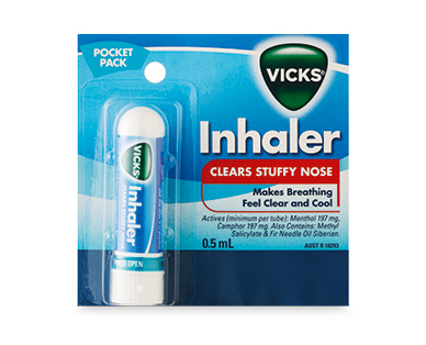 Vicks Vaporub 50g or Inhaler Pocket Pack