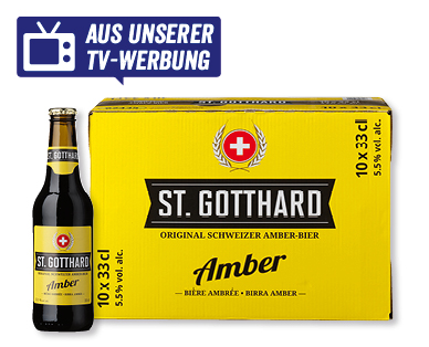 ST. GOTTHARD Schweizer Amber Bier
