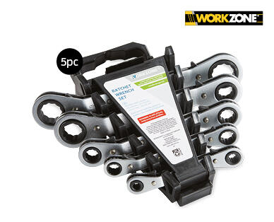 Ratchet Spanner or Ratchet Wrench 5pc Sets