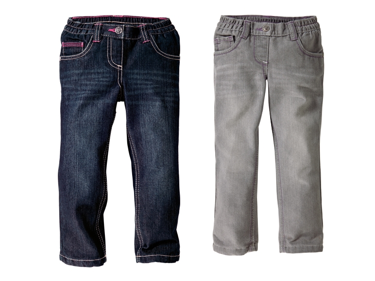 Jeans termo căptușiți, fete/băieți 1-6 ani, diverse modele