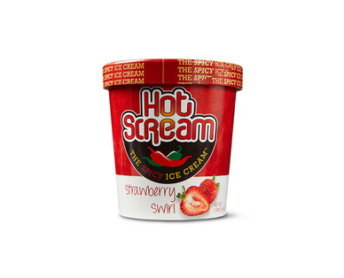 HotScream Chocolate Swirl or Strawberry Swirl Spicy Ice Cream