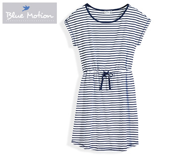 Blue Motion Jersey-Kleid, maritim