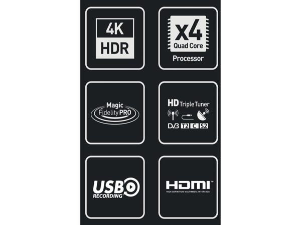 Televisore 50'' UHD Smart TV