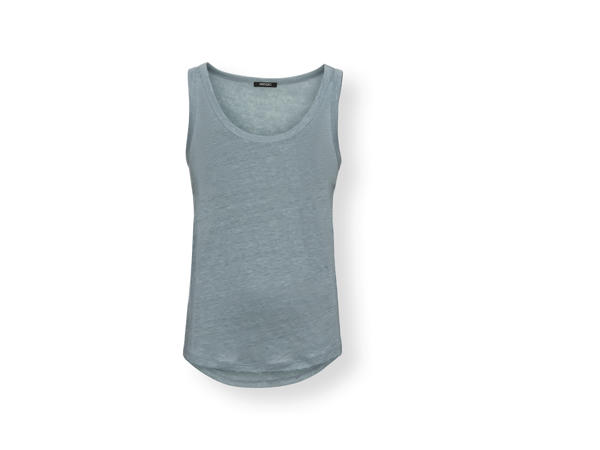 'Esmara(R)' Camiseta de lino de tirantes mujer