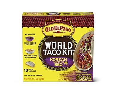 Old El Paso Japanese Teriyaki or Korean BBQ Taco Kit