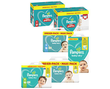 PAMPERS(R) 
 BABY DRY WINDELN/PANTS MAXI PACK