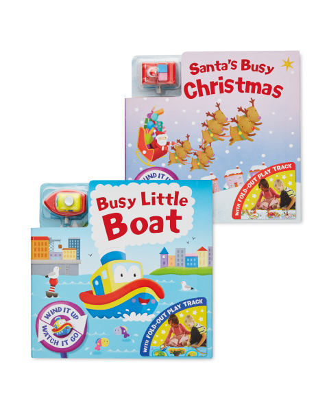 Boat/Santa Board & Book 2-Pack