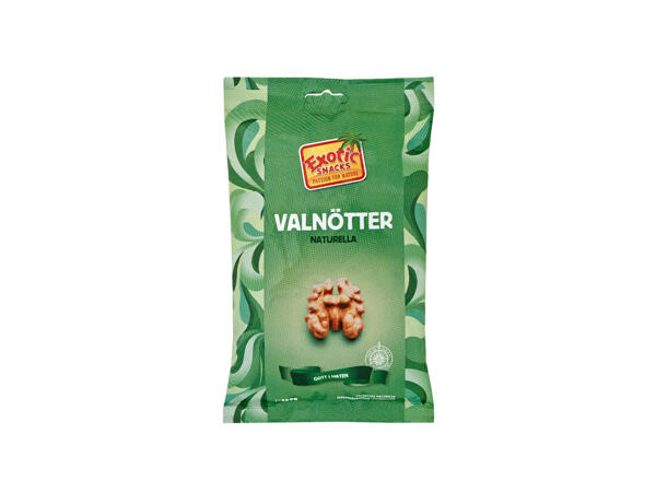 Exotic snacks valnötter