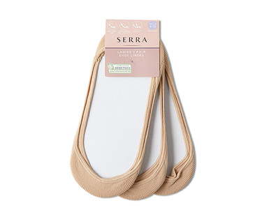 Serra Ladies 3 Pack Shoe Liners