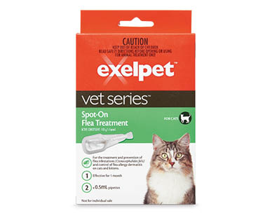 Exelpet Vet Series Spot-on Flea Treatment
