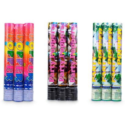 Partypoppers, 3er-Pack