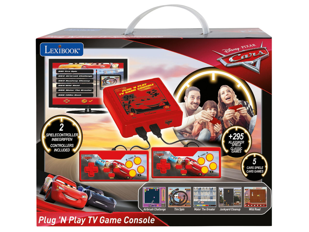 LEXIBOOK Plug ‘N Play TV Game Console