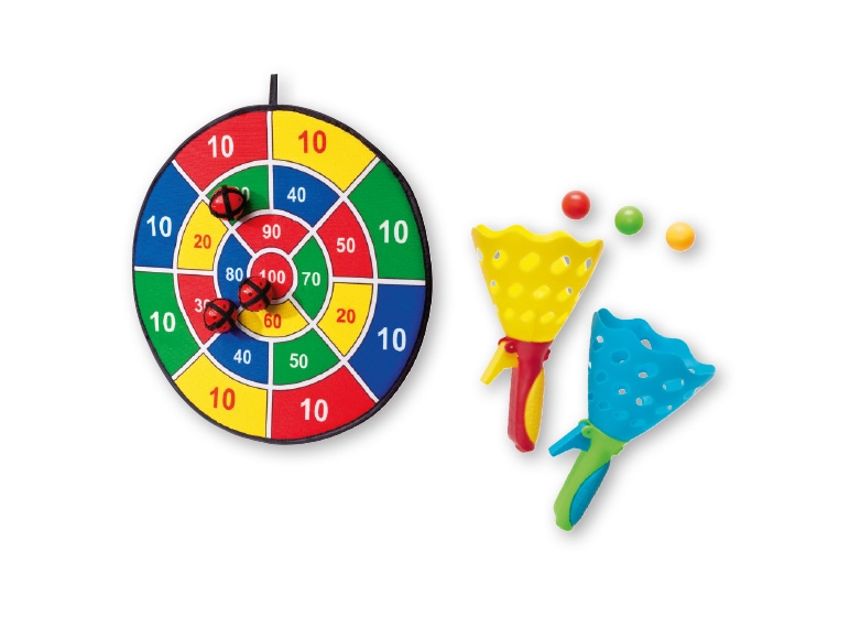 Hook and Loop Dartboard/ Catch-it Cone Game