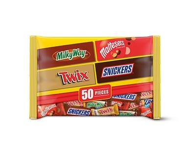 Mars Milky Way, Snickers, Maltesers, Twix 50 Pieces