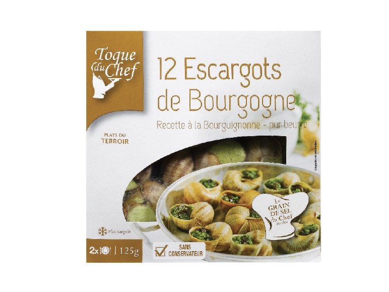 12 escargots de Bourgogne