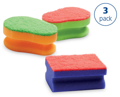 Coloured Scouring Sponges