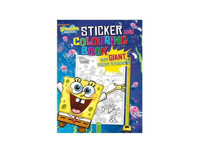 Character Sticker and Colouring Book
