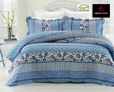 QUILTED COVERLET SET - QUEEN/KING SIZE