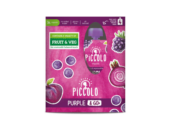 Organic Red/Purple & Go 4 Pack