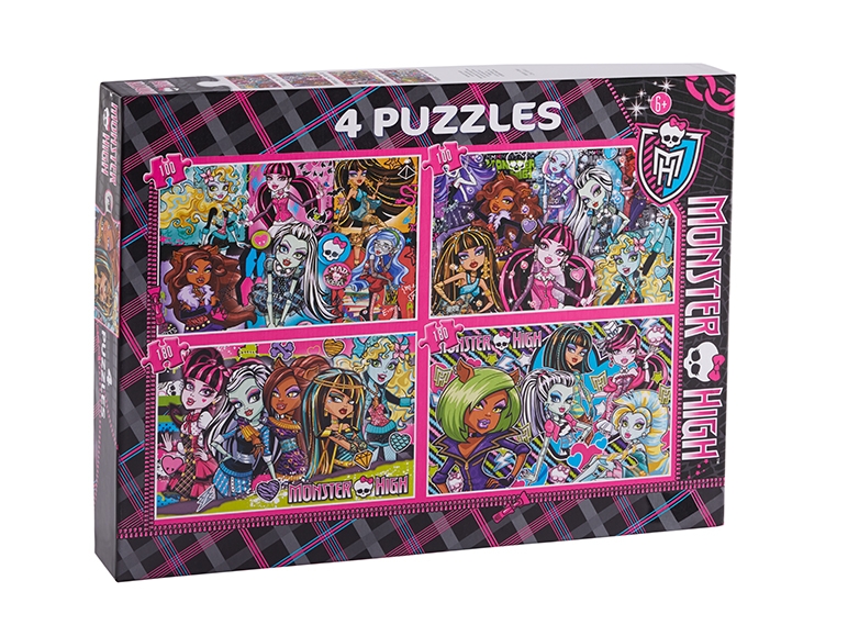 4 puzzles en 1