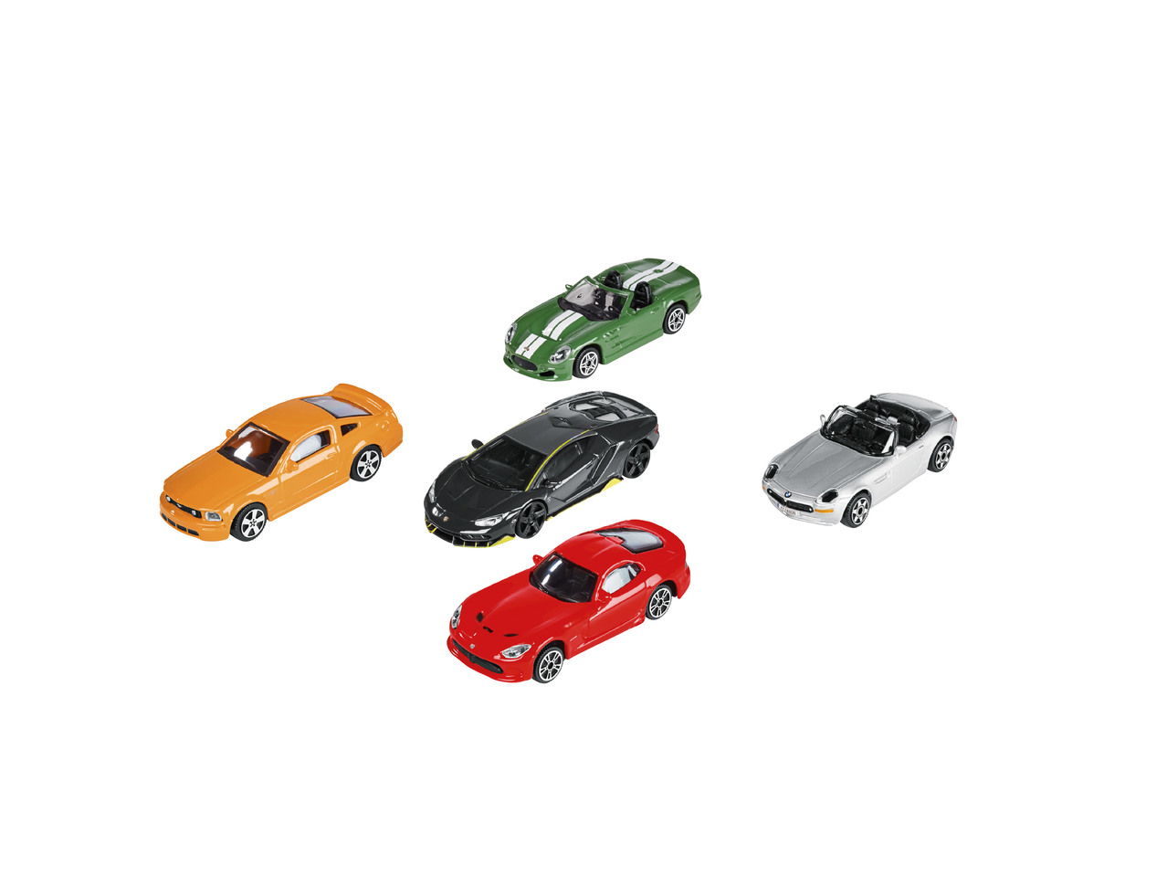 Modely aut–5 kusů