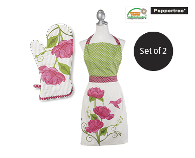 APRON AND OVEN GLOVE SET