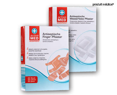 Pansements antiseptiques ACTIVE MED