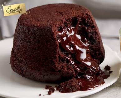 Specially Selected Belgian Chocolate Melt in the Middle Sponge Puddings