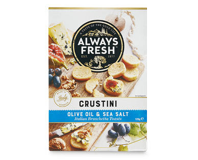 Always Fresh Crustini 120g or Grissini 125g