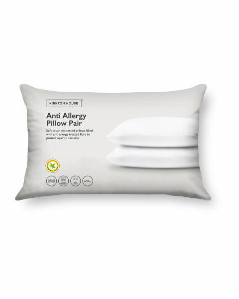 Anti-Allergy Embossed Pillow Pair