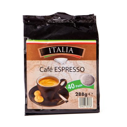 Espresso koffiepads, 40 st.