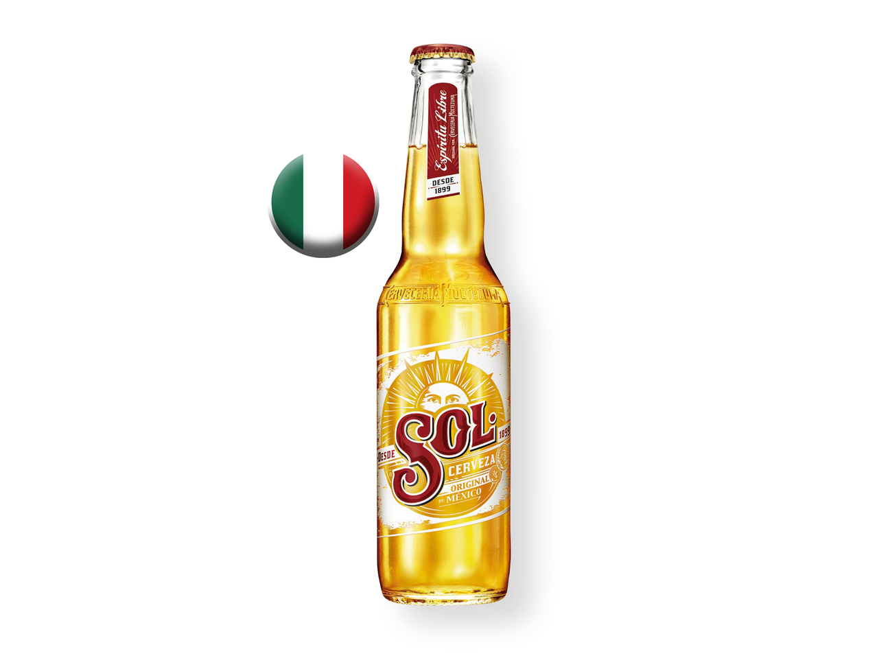 "Sol" Cerveza rubia mexicana