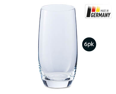 Crystal Water Glasses 6pk