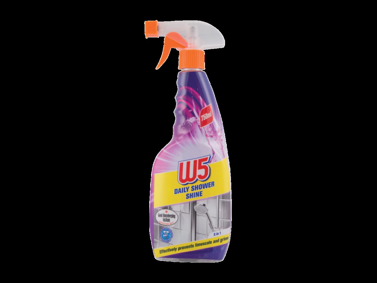 W5 SHOWER SHINE/ WINDOW AND GLASS CLEANER