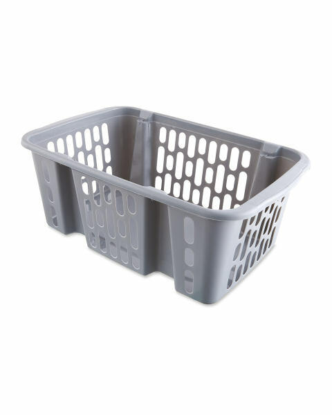 Clear Plastic Basket Set 2 Pack