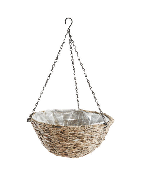 14" Dark Hanging Basket