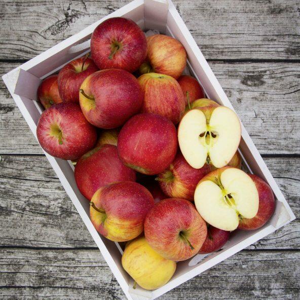 Pommes bicolores