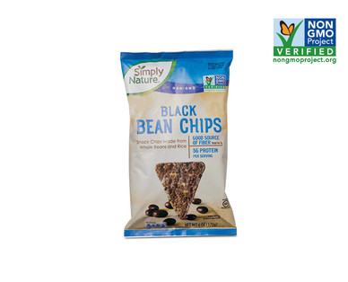SimplyNature Black Bean or White Bean Chips